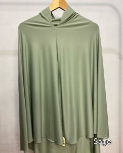 Jilbab Instan Bergo Daily Hamidah Size XL Bahan Jersey Barbara