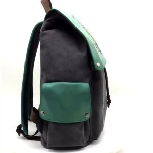 45x39cm Demon Slayer Backpack Anime Backpack Travel Large Capacity Charcoal Brown Bean Canvas Printed Backpack Wholesale2026