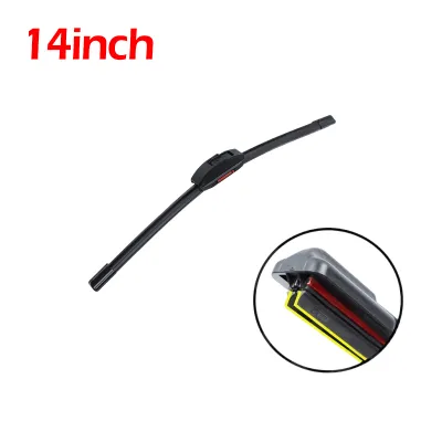 Universal Wiper Car Windshield Wiper U-shaped Interface Upgraded Double-layer Rubber Strip Wiper