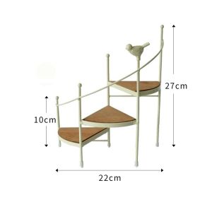 Showyportable folding showy sitting room balcony shelf flowerpot Beautiful does not take up space
