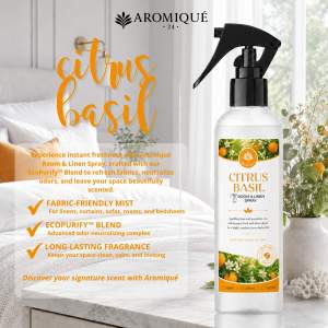 Aromique Luxe Linen Spray VS Inspired Room Fabric Mist Antibacterial Odor Neutralizer 100/250/1000ml