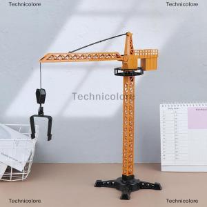 [COD] Technicolore รถตักดินของเล่นสำหรับเด็กผู้ชายรถเครนก่อสร้างแบบคลาสสิกสำหรับงานวิศวกรรมพลาสติก