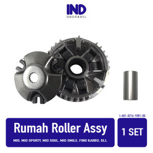 Rumah Roller Roler Assy Penutup Tutup Slider Set Lengkap Komplit Dengan Bosh Mio Sporty Smile Soul Fino Karbu