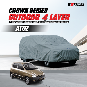4 Layer Cover Hyundai Atoz Sarung Mobil Super Outdoor Anti UV & Waterproof  BRICKS