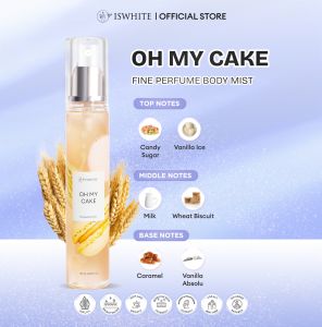 ISWHITE Perfume Body Mist | Fine Perfume Body Mist 100ml - Parfum Badan dengan Wangi yang Elegan Floral Segar Manis Mewah