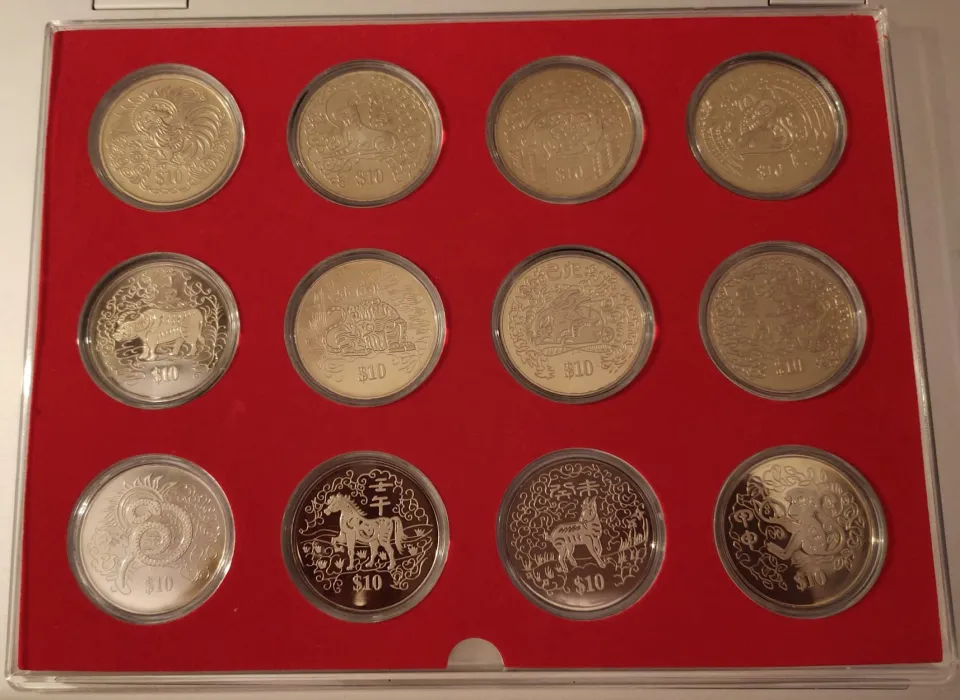 1993-2004 Singapore Mint Second Series of Chinese Zodiac