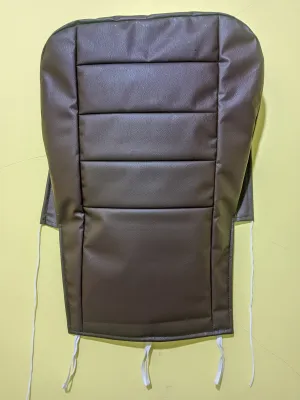 Sarung jok mobil bagian bawah warna hitam polos (bisa custom warna) bahan kulit sintetis berkualitas
