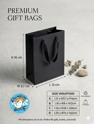 【Ready Stock】Premium Quality Paper Bag Gift Bag Birthday Party Goodie Bag Paper Bags for Gift