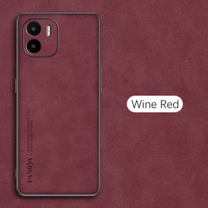 Stylish business matching Casing For Redmi A2 A1 + Plus 4G RedmiA2+ RedmiA1 2023 2022 Phone Case Back Cover Shockproof Bumper Luxury Cotton Leather No Fingerprint Anti Drop Soft TPU