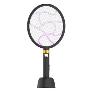 Fly Swatter Electric Electric Mosquito Racket Mosquito Killer Racket Human Body Induction Power off Electric Mosquito Swatter