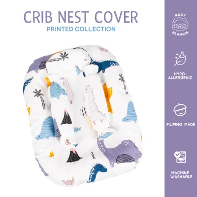 Kozy Blankie Printed Crib Nest Cover Set for Baby