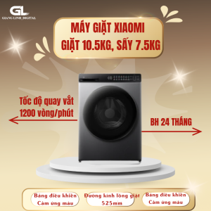 Máy giăt sấy Xiaomi Mijia AI Giặt 10.5kg sấy 7kg – Bản Quốc tế