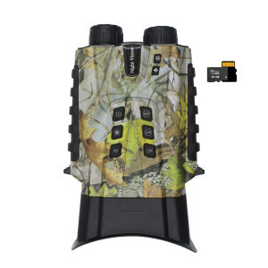 BekinTek Full Color Night Vision Binoculars NVG  Goggles Digital Telescope Full Dark Observing Scope Backlit Buttons LED Light 5200mAh Rechargeable Battery   Adjustment 8x Zoom 2.5K Video Playback 3 Inches Large HD Screen with 32G TF Card