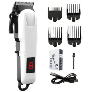 Mesin Gunting Rambut Rechargeable - Hair Trimmer & Clipper Geemy GM6008 dengan Adjustable Comb  理发器