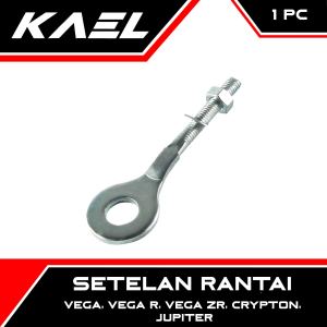Setelan Rantai Vega & Vega R & Vega ZR & Crypton & Jupiter & GL 100 125 K & CB 100 Kanan Stelan Anting & Plat Besi Rante