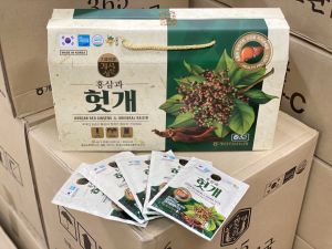 Nước Bổ Gan Hồng Sâm Nonghuyp Hàn Quốc hộp 30 gói x 50ml - Mát gan giải độc