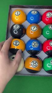 Cross-Border Foreign Trade Table Desk American Chinese Style 9 Black Belly 572 Large Ball Five-Star Quality High Goods 16A Color Knight King Kong Ball