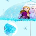 Disney Kids Umbrella for Girls with Easy Grip Handle Cartoon Cute Umbrella for 3-12 Years Old. 