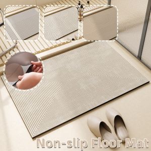 Diatomite Mat Absorbent Anti Slip Quick-Dry Bathroom Rug Kitchen Mat Floor Carpet Home Floor Decore