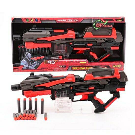 Nerf soft hot sale bullet gun