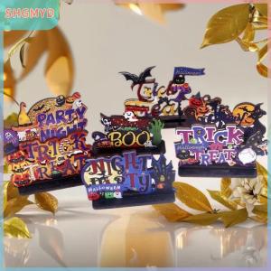 【SHGMYD】 บ้านตุ๊กตา1:12ขนาดเล็กฮาโลวีนป้ายถนนเฟอร์นิเจอร์ตกแต่งบ้านโมเดลบ้านของเล่นอุปกรณ์ตกแต่งบ้านตุ๊กตา