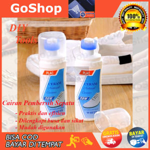 Cairan Pembersih Sepatu Warna Putih 100ml | Semir Pembersih Pemutih Sneakers | Shoe Cleaner Krim