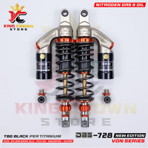 Vons Series 728 Shockbreaker Original DBS 280mm/310mm/340mm MATIC BEBEK Vega Fiz R Jupiter Z Supra RX King Mega Pro Kharisma Revo Blade Tiger W 175 Verza Shogun Custom Skok Belakang Harga Grosir/Murah