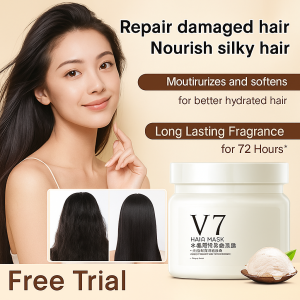 [Perm And Dye Savior] Hydrating Bird’S Nest Hair Mask Nutrition Smooth Hair Mask Hair Treatment Hair Mask Repairs Dry Moisturizes Smooths Improves Hairiness