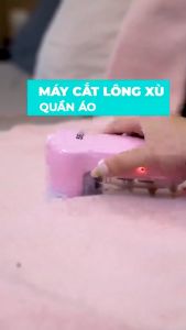 Máy cắt Lông Xù quần áo mini chạy điện làm sạch lông xù trên áo len tất vớcắt siêu bén siêu bền tiện lợi