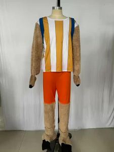 Reindeer Tony Chopper Cosplay 2 Years Later Yellow Strip T Shirt Cosplay Costume Blue Hat Bag Kids Halloween Fancy Suit