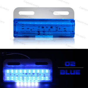24 LED Side Marker Lights Warning Tail Light For Truck 24v Car Auto Trailer Lamps Amber 1PC