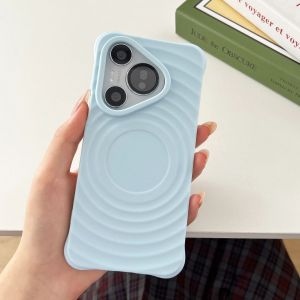 Wave Pattern Candy Color Protective Phone Case For Huawei Pura 90 80 70 Mate 80 70 60 Pro Plus Ultra Shockproof Matte Skin Cover