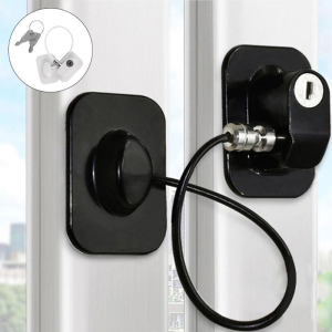 Child Safety Cupboard Lock with Key Refrigerator Lock Adhesive Freezer Door Lock Cabinet Lock Strong