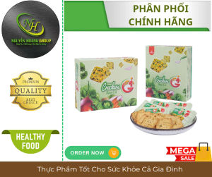Đức Hạnh-Bánh Cracker Rau Củ Gia Nhất Hộp 128g