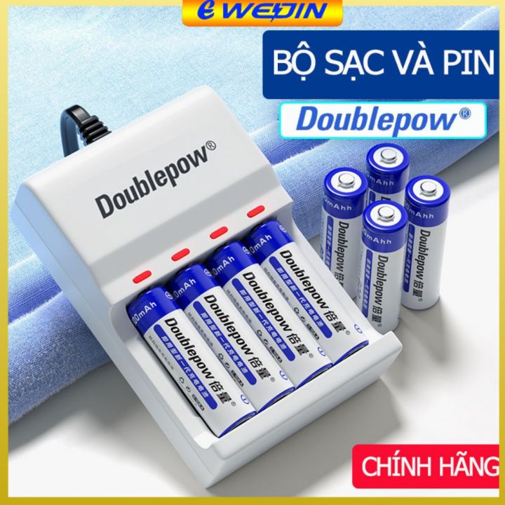 Sạc pin tiểu AA AAA đa năng kèm pin tiểu sạc lại AA AAA chính hãng ...
