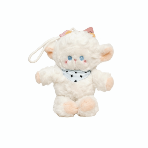 JOY TOY 20cm Plush Sheep Toy Soft Creative Plush Sheep Doll Unique Kawaii Fluffy Sheep Keychain Bag Decor