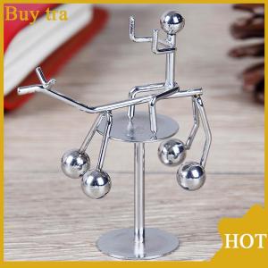 [Buytra] Mini Newtons cradle balance balls physics classic science fun desk toys office