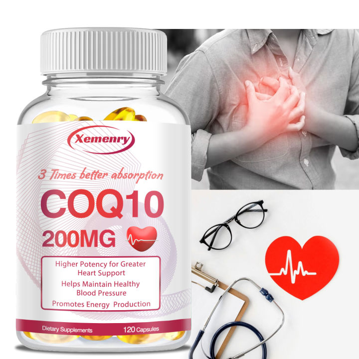 CoQ10 and Omega3, Highly Absorbable CoQ10 Supports Heart and Immune