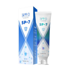 7 Deep White Probiotic Whitening Toothpaste Teeth Whitening Toothpaste Prevents Plaque Breath Fresh Anti-Yellow Anti-Bad Breath Men Women