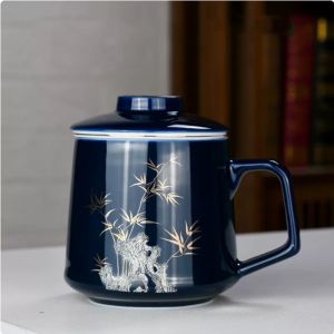 Chinese Ceramic Filter Tea Maker Personal Special Tea Water Separation Cup High-end Office with Handle Tea Cup Household Tea Set2026