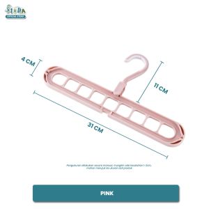 Sinda Store Magic Hanger Instan 9 In 1 / Gantungan Baju Organizer Serbaguna