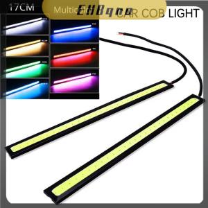 EHBqna 1pcs แถบไฟสำหรับวิ่งกลางวันสำหรับรถยนต์แถบไฟ LED 12V สว่างมากสำหรับรถยนต์17cm