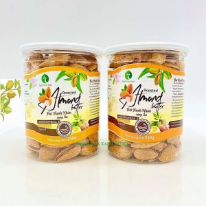 [ TẶNG 25GRAM HẠT CHIA ÚC ] Hạt Hạnh Nhân Rang Bơ Mỹ FONUT nhập khẩu Mỹ vỏ mỏng hạt to giòn không hôi dầu( Hũ 500gram) - Hạnh nhân rang bơ vỏ mỏng phù hợp cho ăn kiêng  lợi chọn tốt cho sức khỏe