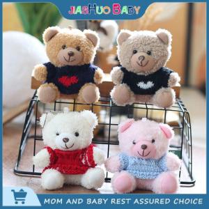 JiaShuo Baby Toy 1 Piece Cute Sweater Bear Plush Pendant Toy Soft Stuffed Animal Small Bear Doll Keychain Lovely Birthday Gifts For Girl Boy