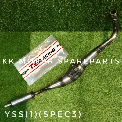 EXHAUST PIPE TS RACING YAMAHA YSS Y110 SS (1) SPEC 3 RACING EKZOS PIPE