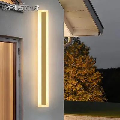 Outdoor Waterproof LED Wall Lamp Modern IP65 Exterior Wall Lights for Garden Villa Porch Decoration