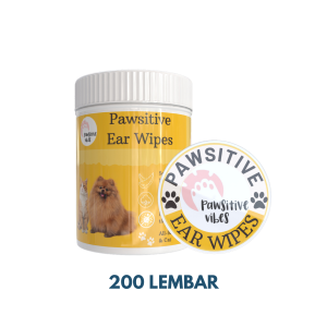 Tisu pembersih telinga anjing kucing isi 130 lembar - Chamomile Pet Ear Wipes