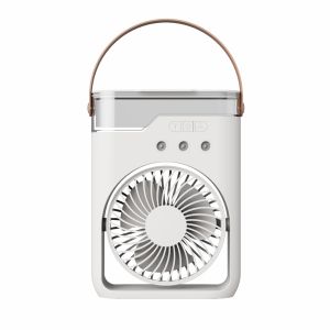 2000mah 5 in 1 USB Air Cooler Fan with 5-Speed Mini Air Conditioner Electric Cooling Fan for Table Humidifier Air Purifier Portable