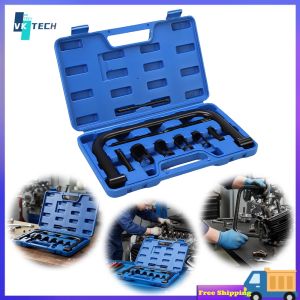 [ VKTECH ] 10pcs Engine Valve Spring Dismounting Pliers Valve Spring Compressor Set for Auto Repair Without Disassembly