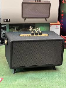 ลำโพงบลูทูธ รุ่น M11 ดอก 3.5 นิ้ว รองรับAUX TF USB ปรับแอคโค่ได้ มีสายหิ้วพกพาง่าย มีขาตั้งในตัว กำลังขับ20วัตต์ ลำโพงบลูทูธ รุ่น M11 ดอก 3.5 นิ้ว รองรับAUX TF USB ปรับแอคโค่ได้ มีสายหิ้วพกพาง่าย มีขาตั้งในตัว กำลังขับ20วัตต์